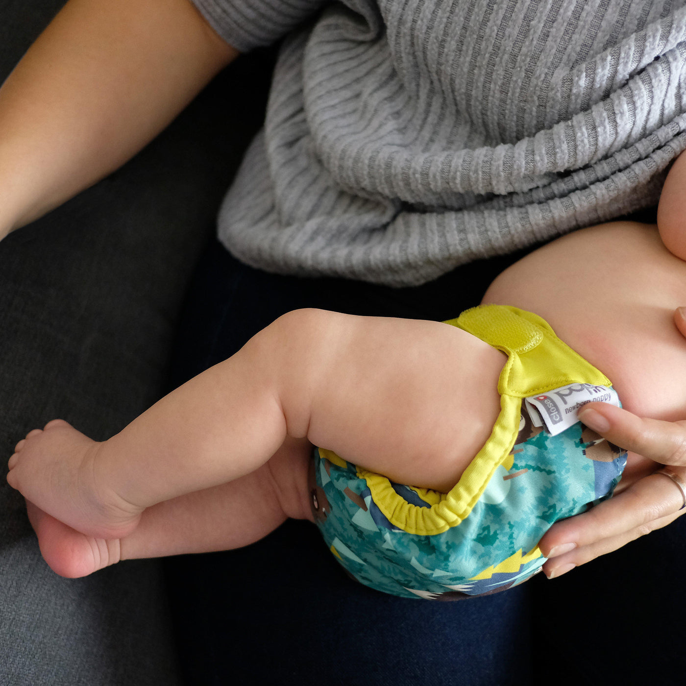 Close Pop-in All-in-Two Newborn Bamboo Aplix Reusable Nappy -Specially Designed For The Fourth Trimester - Close Parent