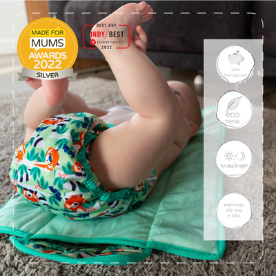 Close Pop-in All-In-Two One-size Bamboo Reusable Popper Nappy - Unisex Design For Baby and Toddler - Close Parent