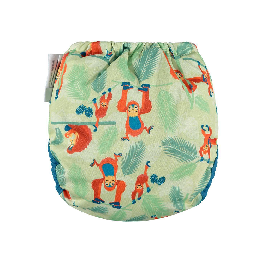 Pop-in Single Printed Reusable Popper Nappy +bamboo - Up In The Trees Collection - Close Parent
