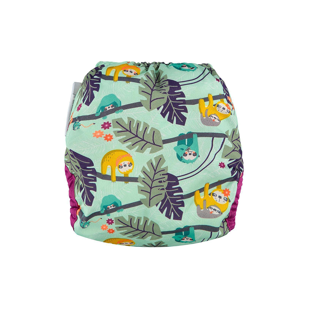 Single Printed Newborn Nappy - Up In The Trees Collection - Close Parent