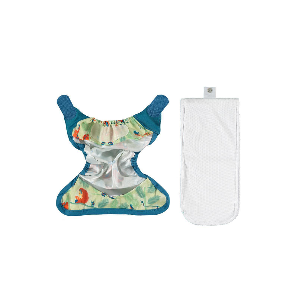 Single Printed Newborn Nappy - Up In The Trees Collection - Close Parent